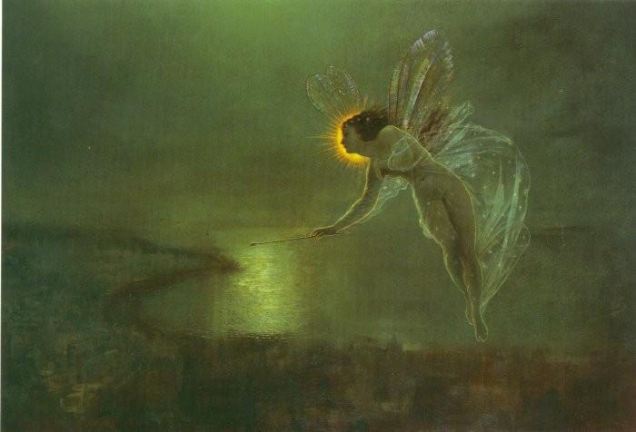 Atkinson Grimshaw Spirit of the Night Sweden oil painting art